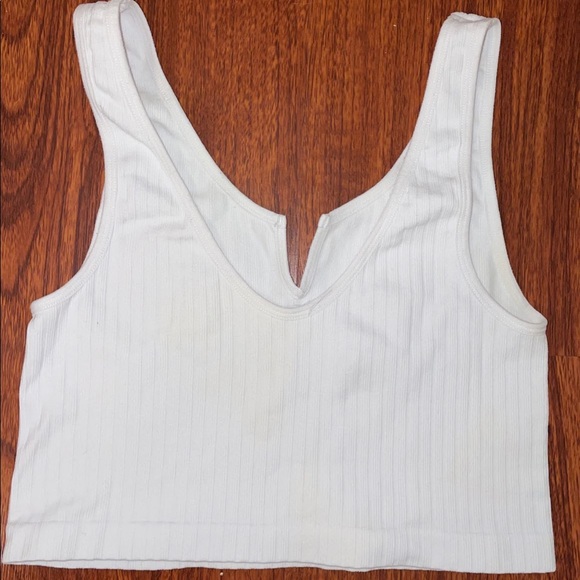 Forever 21 white cropped tank - Picture 2 of 2